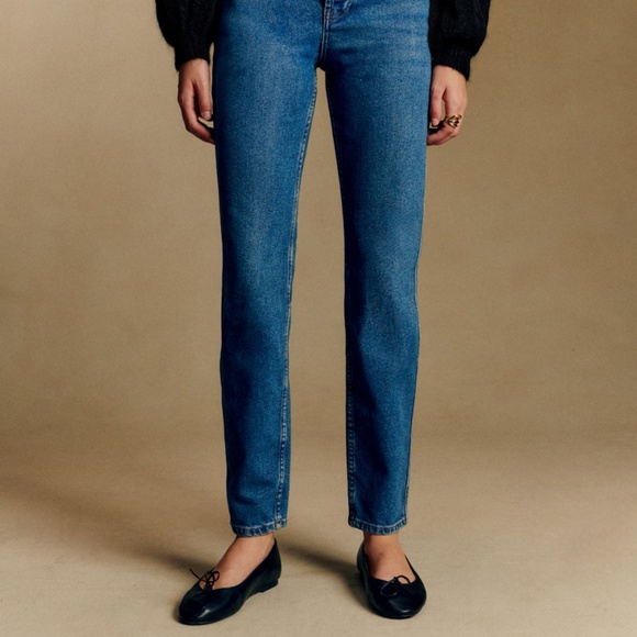 Sezane Brut Sexy Denim Blue - Size 12 - Picture 2 of 2